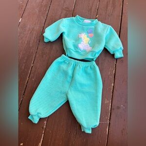 Vintage 80s/90s baby girl sweat set